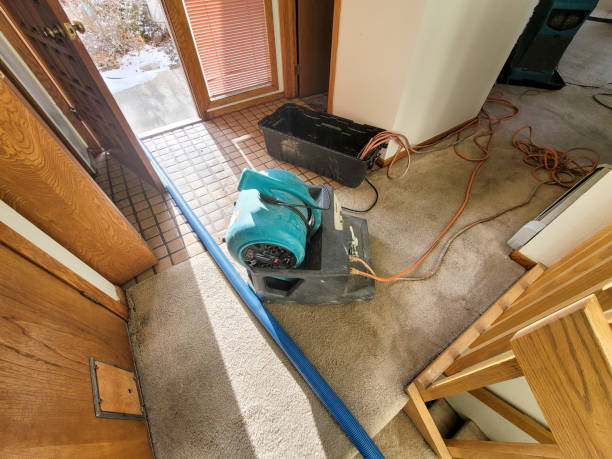 Water damage restoration process in Devine, TX